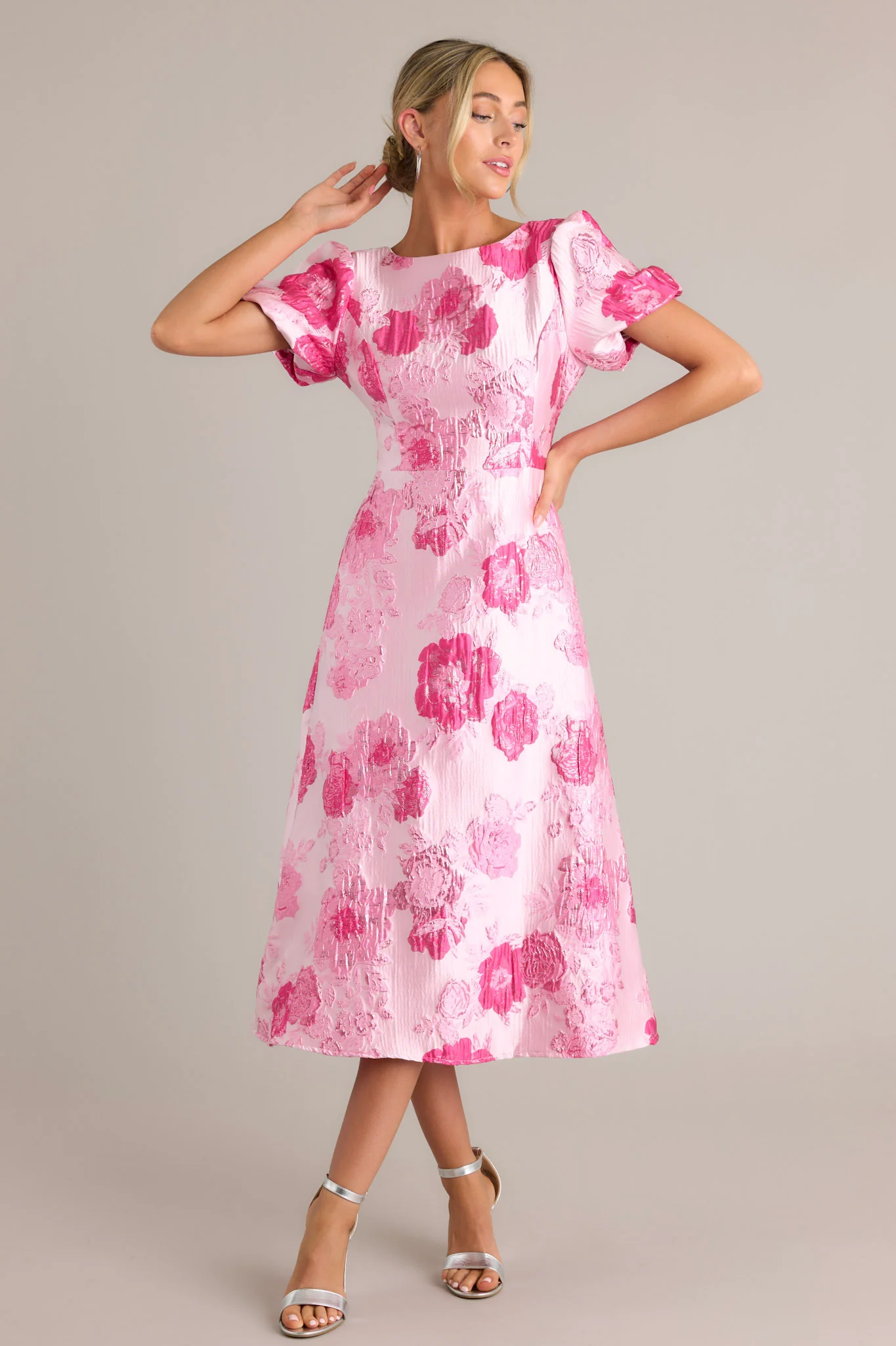 IRIS JACQUARD DRESS