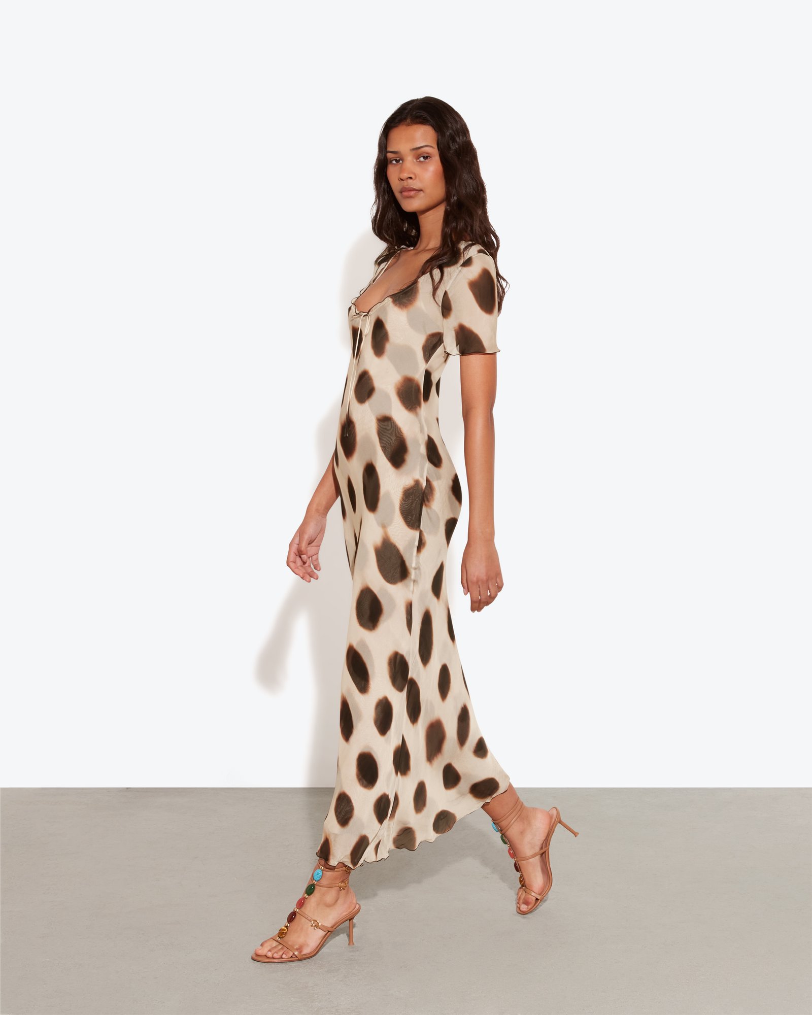 ANESSA DRESS ANIMAL PRINT
