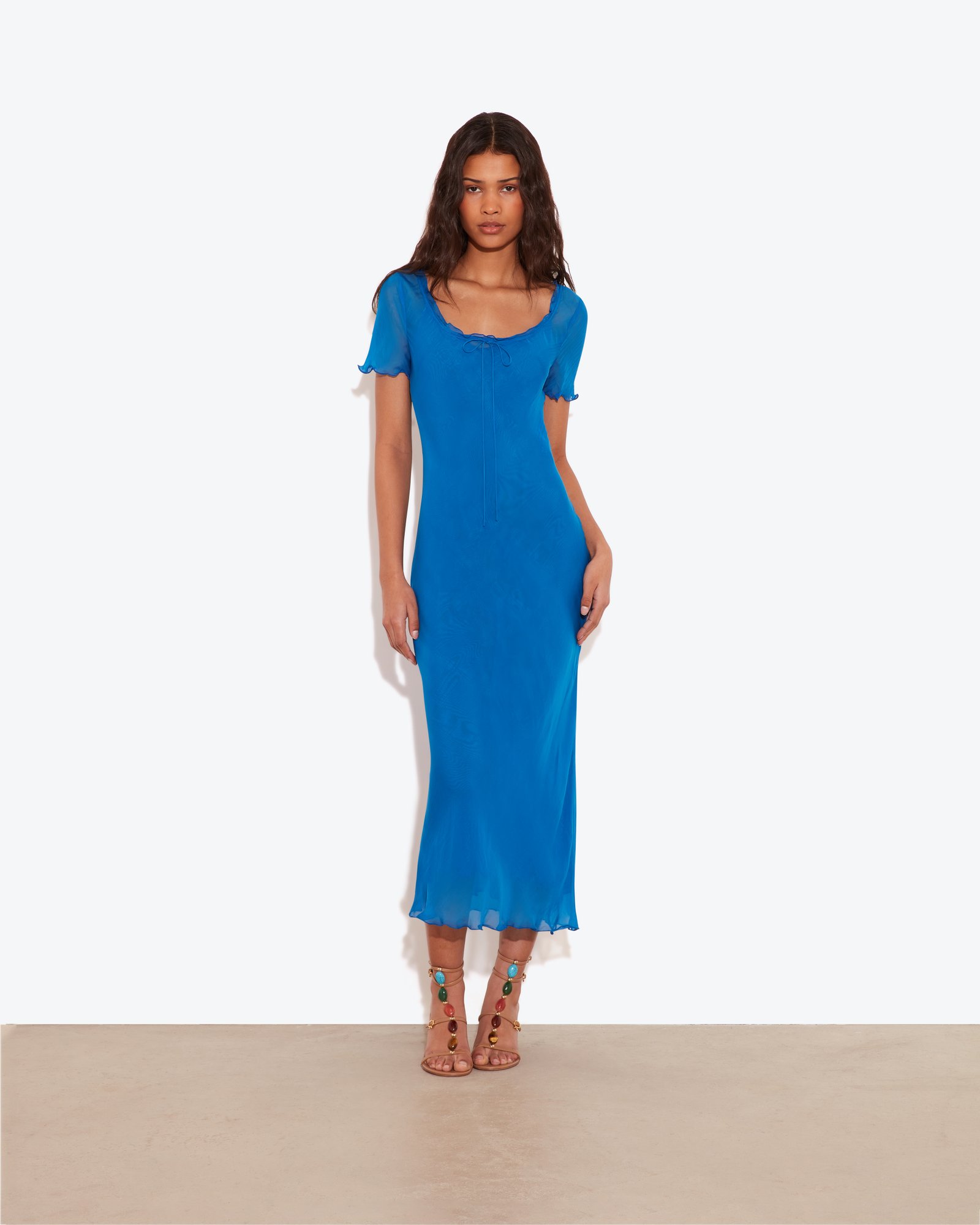 ANESSA DRESS BLUE