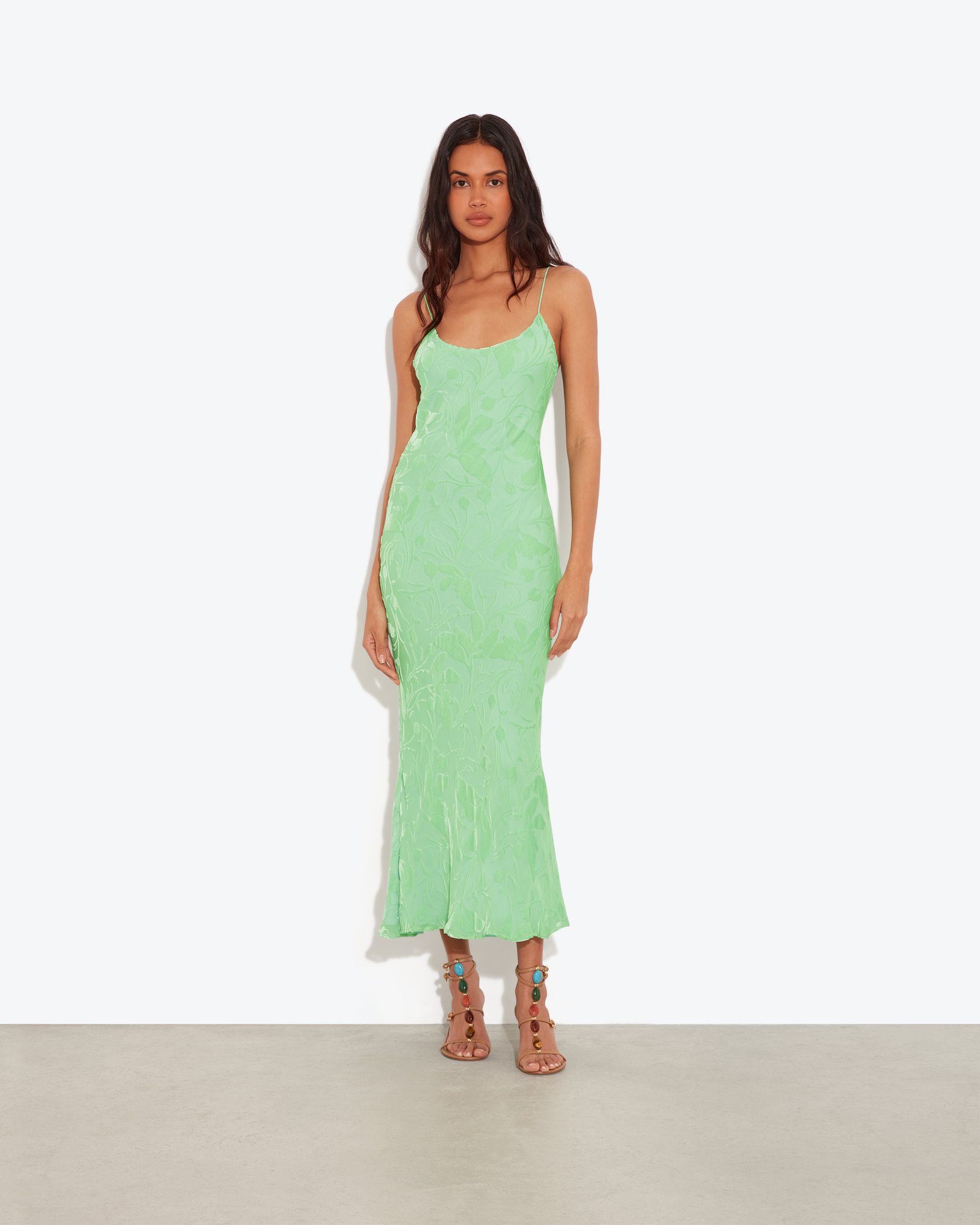 EVI DRESS GREEN