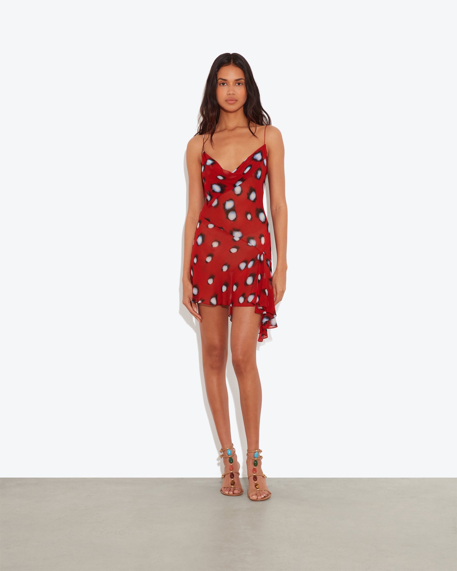 ROSELA DRESS RED